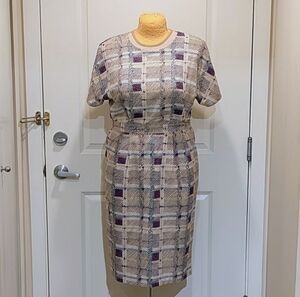 EUC 80s 100% Silk George Georgiou 14 Abstract Print Co-ord Set
